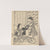 The Toilet, Woman with Mirror Attendant Bringing Tray (18th century) by Sukenobu Ishigawa