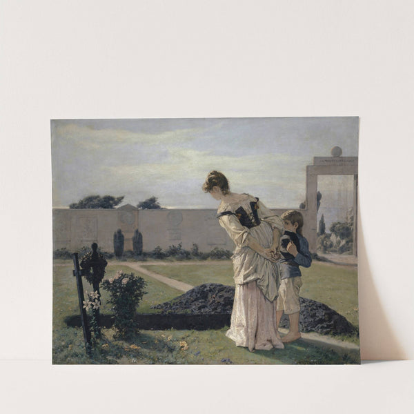 The Tomb (1891) by Ernst Stückelberg