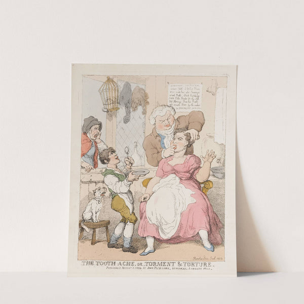 The tooth-ache, or, torment & torture (1823) by Thomas Rowlandson