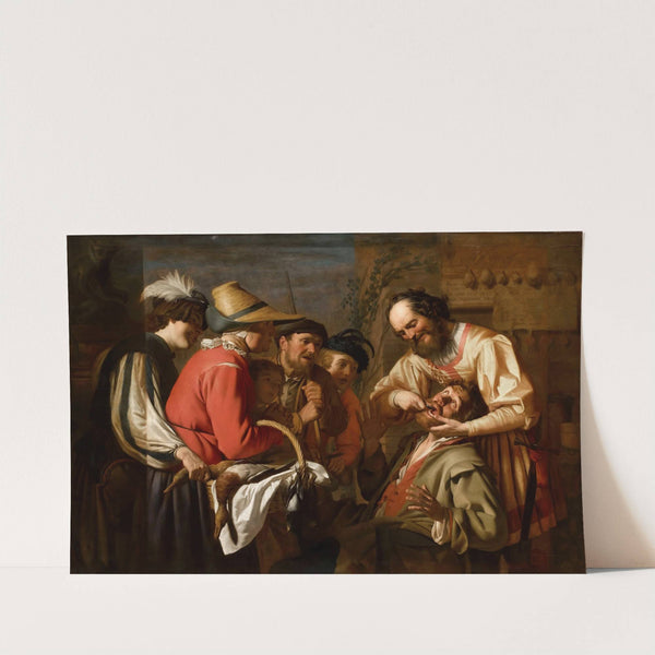 The Tooth Puller (1628) by Gerard van Honthorst