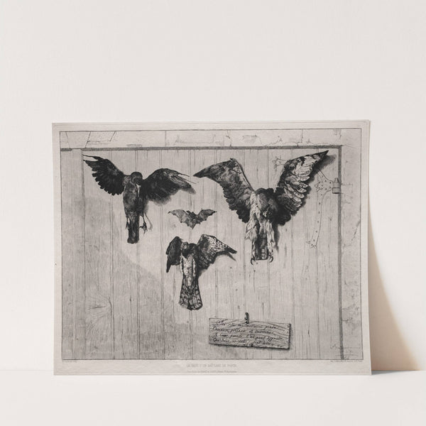 The Top of the Swing-Door (1852) by Félix Bracquemond