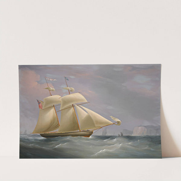 The Topsail Schooner Amy Stockdale Off Dover (1838) by William John Huggins