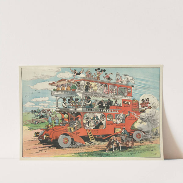The touring car of the future (1905) by Albert Levering