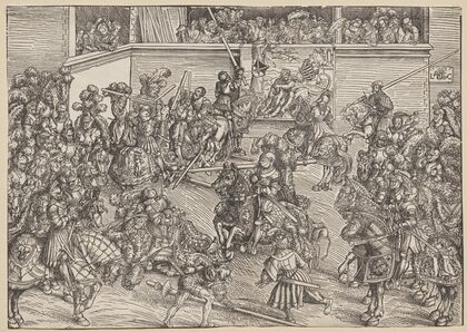 The Tournament with Sampson and the Lion (1509)