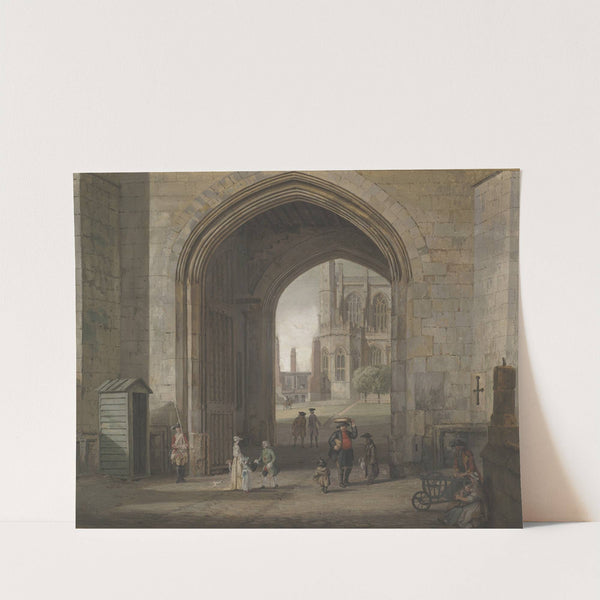 The Tower Gate at Windsor Castle by Paul Sandby