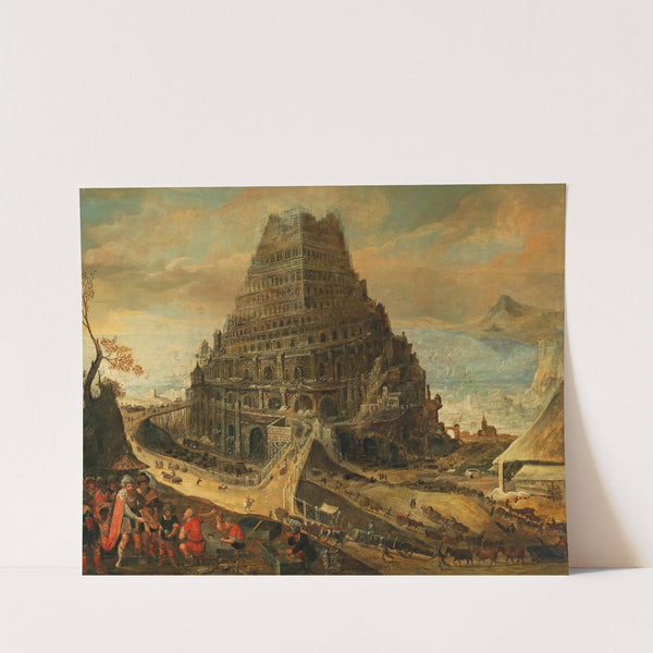 The Tower of Babel by Flemish School