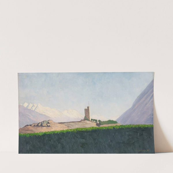 The Tower Of Goubing (1919) by Félix Vallotton