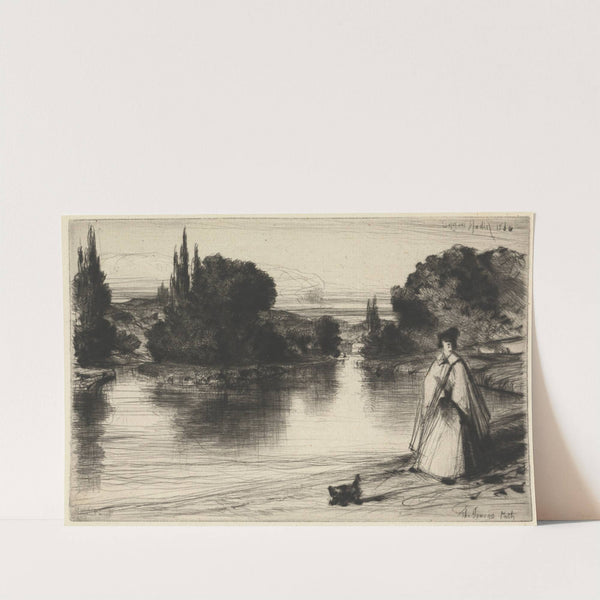 The Towing Path by Francis Seymour Haden