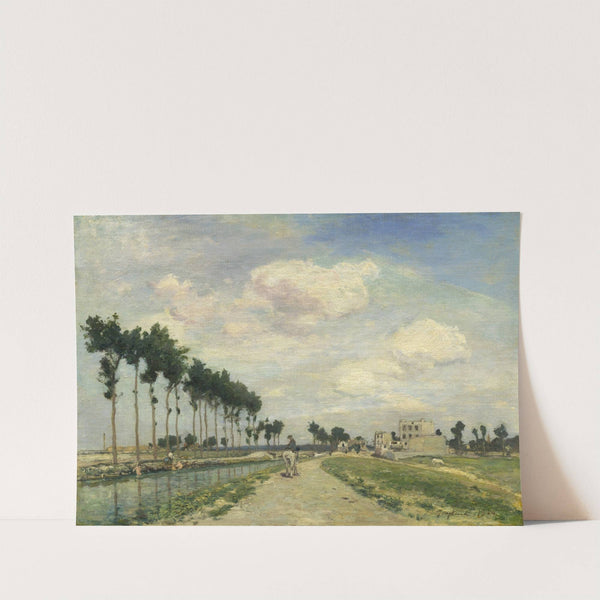 The Towpath by Johan Barthold Jongkind