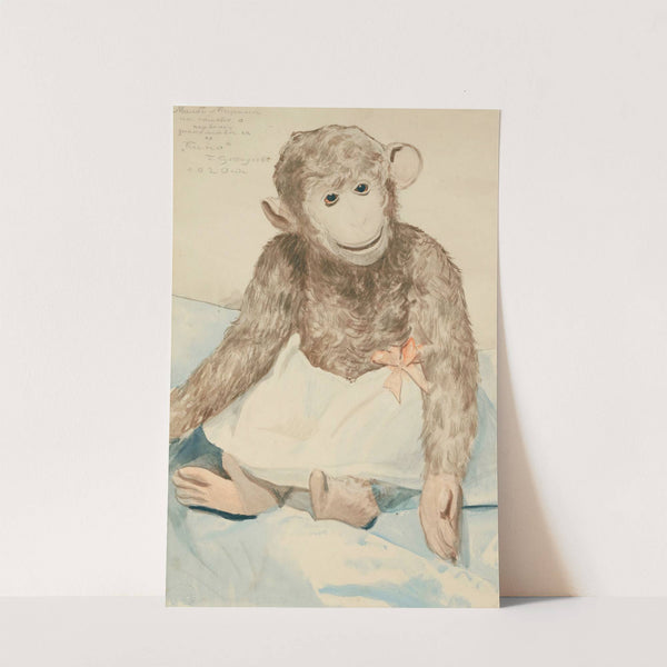 The Toy Monkey by Boris Kustodiev