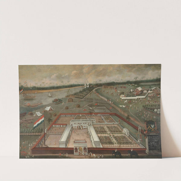 The Trading Post of the Dutch East India Company in Hooghly, Bengal by Hendrik van Schuylenburgh