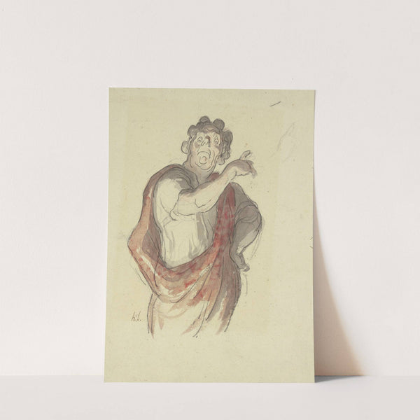 The tragedy by Honoré Daumier