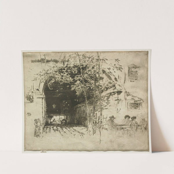 The Traghetto (1880) by James Abbott McNeill Whistler