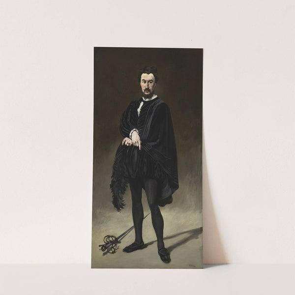 The Tragic Actor (Rouvière as Hamlet) (1866) by Édouard Manet