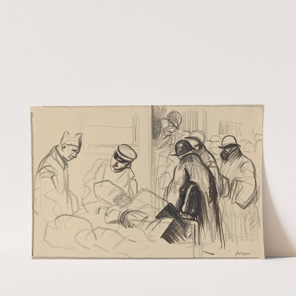 The Train for Berne (c. 1914-1919) by Jean-Louis Forain