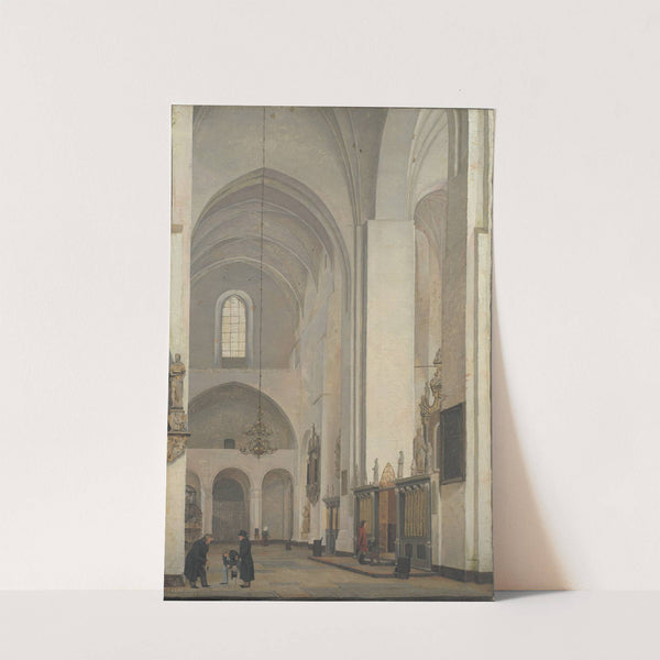 The Transept Of Århus Cathedral by Christen Købke