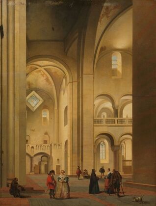 The Transept of the Mariakerk in Utrecht, seen from the Northeast