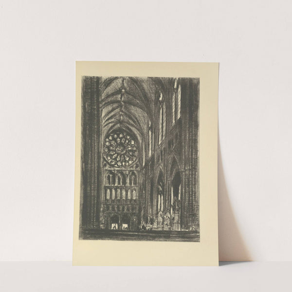 The Transept, Westminster (1928) by Joseph Pennell