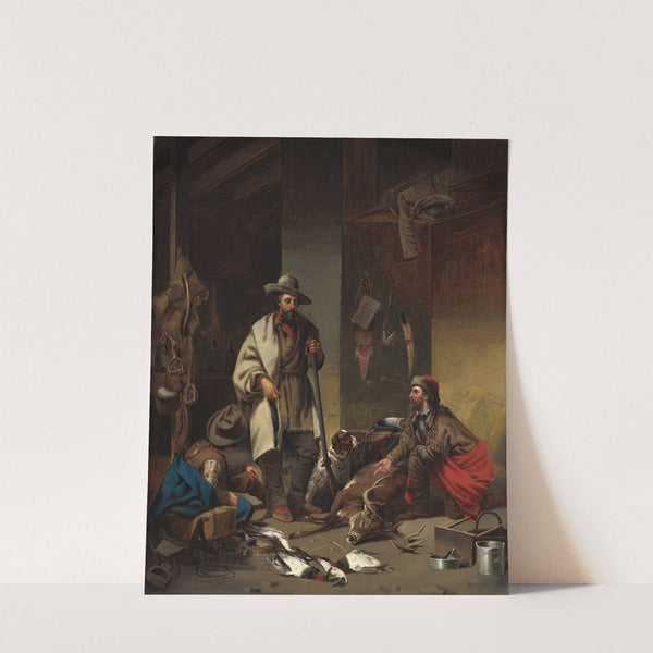 The Trapper's Cabin by John Mix Stanley