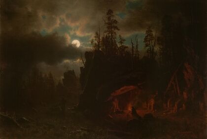The Trappers’ Camp (1861) — size preview