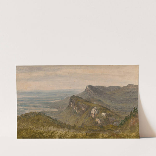 The Trapps, Shawangunk Mountains (1850) by Sanford Robinson Gifford