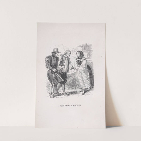 The Traveler by J. J. Grandville