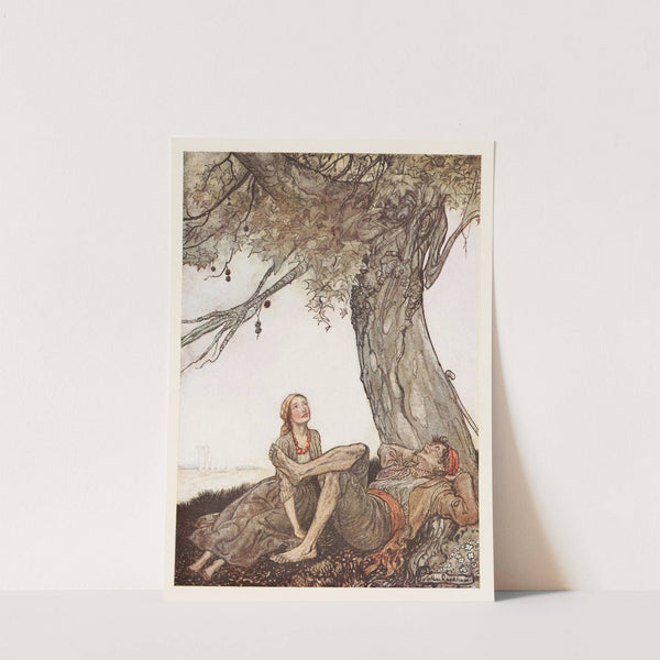 The Travellers and the Plane-tree (1912) by Arthur Rackham