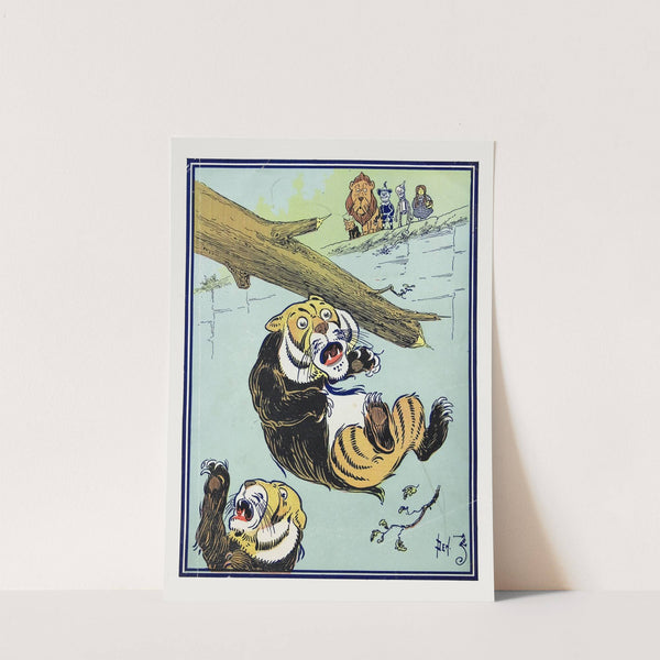 The tree fell with a crash into the gulf by William Wallace Denslow