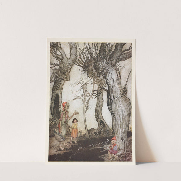 The Trees and the Axe (1912) by Arthur Rackham