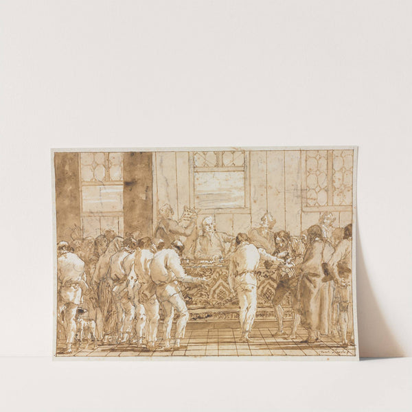 The Trial (1790s) by Giovanni Domenico Tiepolo