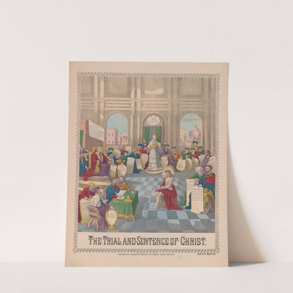 The trial and sentence of Christ (1876) by Haasis & Lubrecht