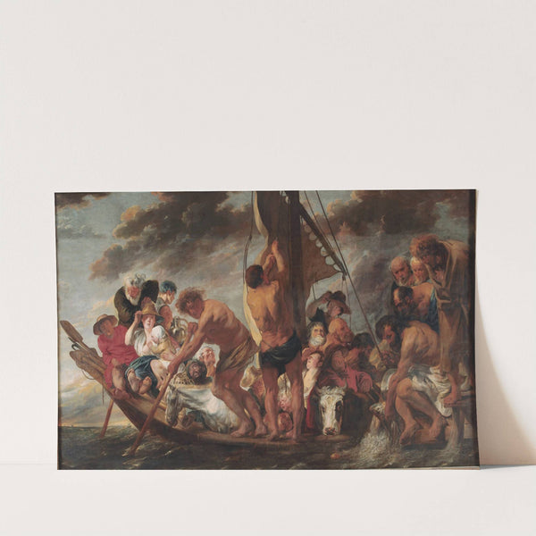 The Tribute Money. Peter Finding the Silver Coin in the Mouth of the Fish. Also called ‘The Ferry Boat to Antwerp’ (1616 – 1634) by Jacob Jordaens