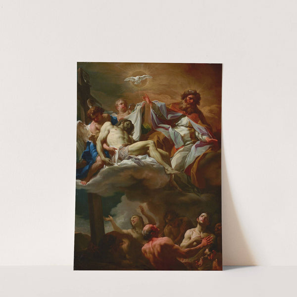 The Trinity with Souls in Purgatory (early 1740s) by Corrado Giaquinto