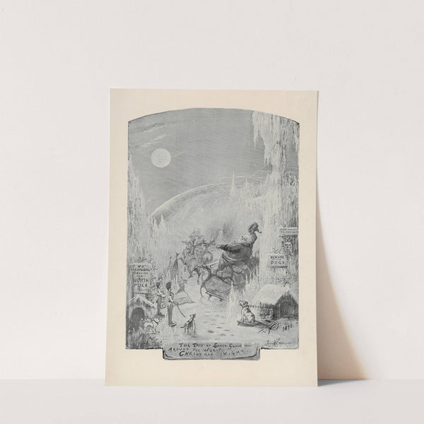The trip of Santa Claus — around the world on Christmas night by Thomas Nast