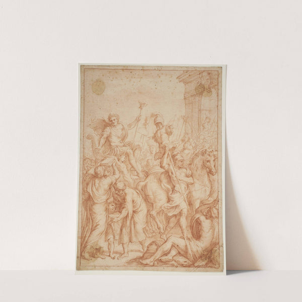 The Triumph of a Roman Warrior Allegory in honor of Camillo Pamphili by Alessandro Algardi