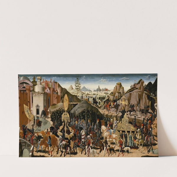 The Triumph of Camillus (c. 1470-1475) by Biagio d'''Antonio and Workshop
