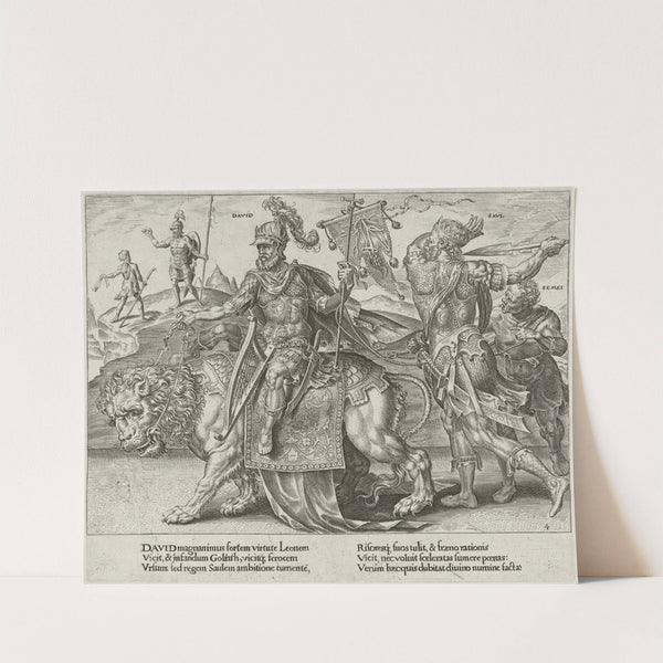 The Triumph of David by Dirck Volckertz Coornhert