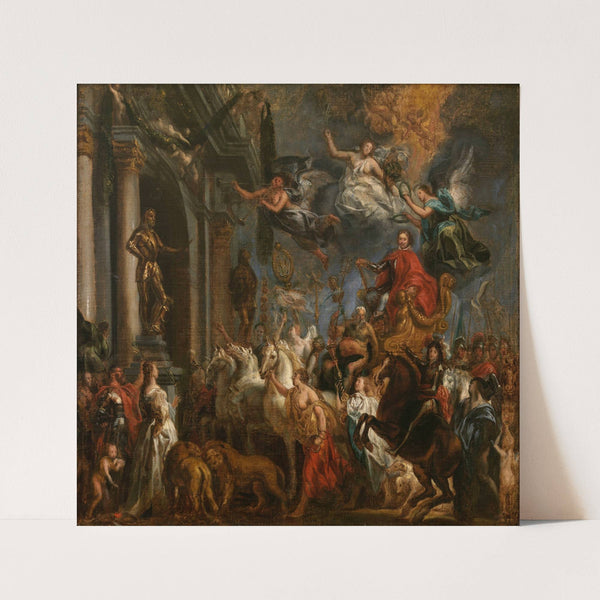 The Triumph of Frederik Hendrik (1650-1651) by Jacob Jordaens