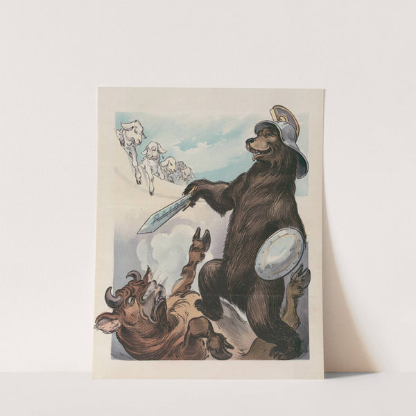 The triumph of the bear in the wall street arena by Udo Keppler