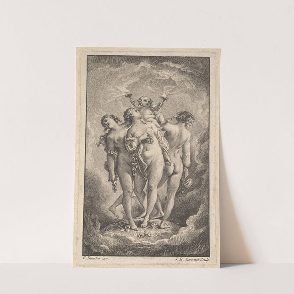 The triumph of the Graces by Jean-Baptiste-Blaise Simonet