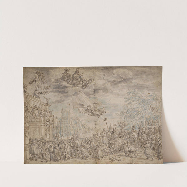 The Triumphal Entry of Frederik Hendrik of the Orange into The Hague (ca. 1629) by David Vinckboons