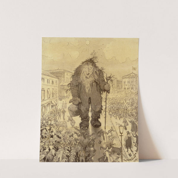 The Troll at Karl Johan by Theodor Kittelsen