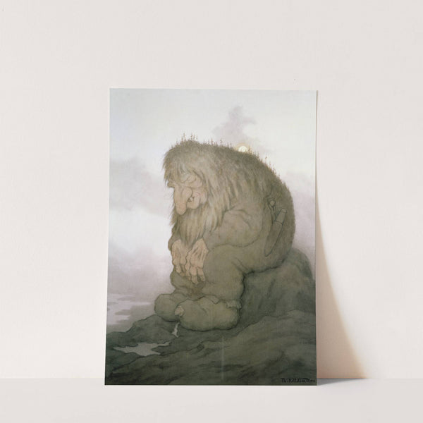 The Troll Who Wonders How Old He Is by Theodor Kittelsen