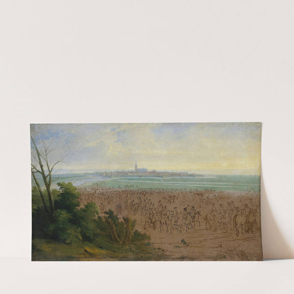 The Troops of Louis XIV before Naarden, 20 July 1672 (1672 - 1690) by Adam Frans van der Meulen