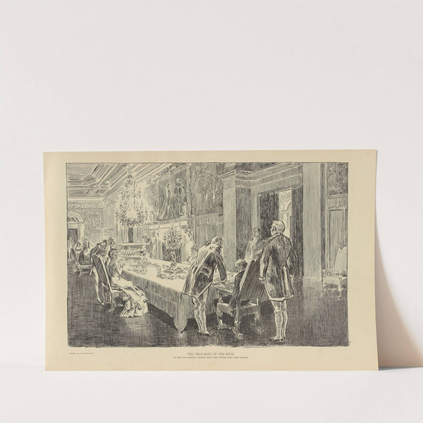 The troubles of the rich (1900-1905) by Charles Dana Gibson