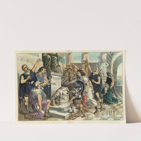 The true meaning of Republican harmony (1883) by Bernhard Gillam