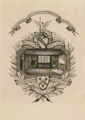 The trustees and guardians of Shakespeare’s birthplace, Stratford upon Avon, Shakespeare’s birthplace library (1901) — size preview