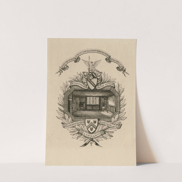 The trustees and guardians of Shakespeare’s birthplace, Stratford upon Avon, Shakespeare’s birthplace library (1901) by Charles William Sherborn