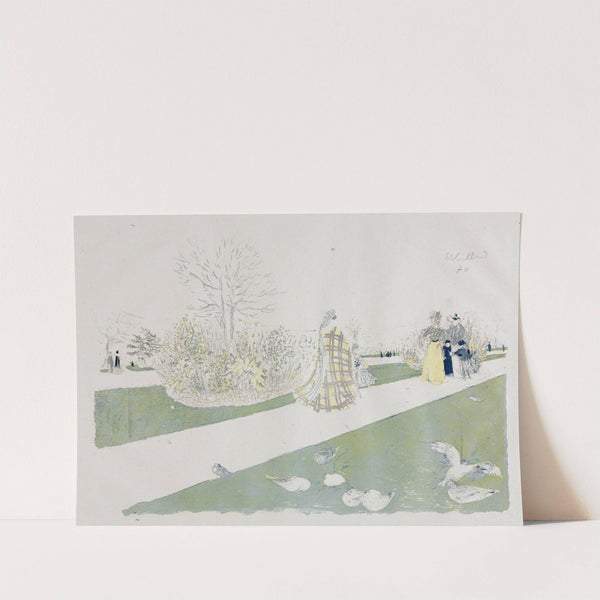 The Tuileries Garden (1896) by Édouard Vuillard