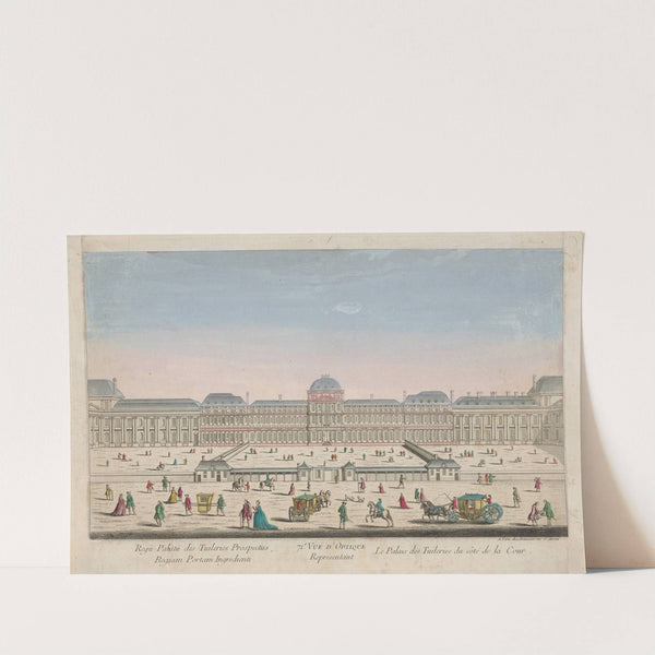 The Tuileries Palace on the side of the Court (1750)